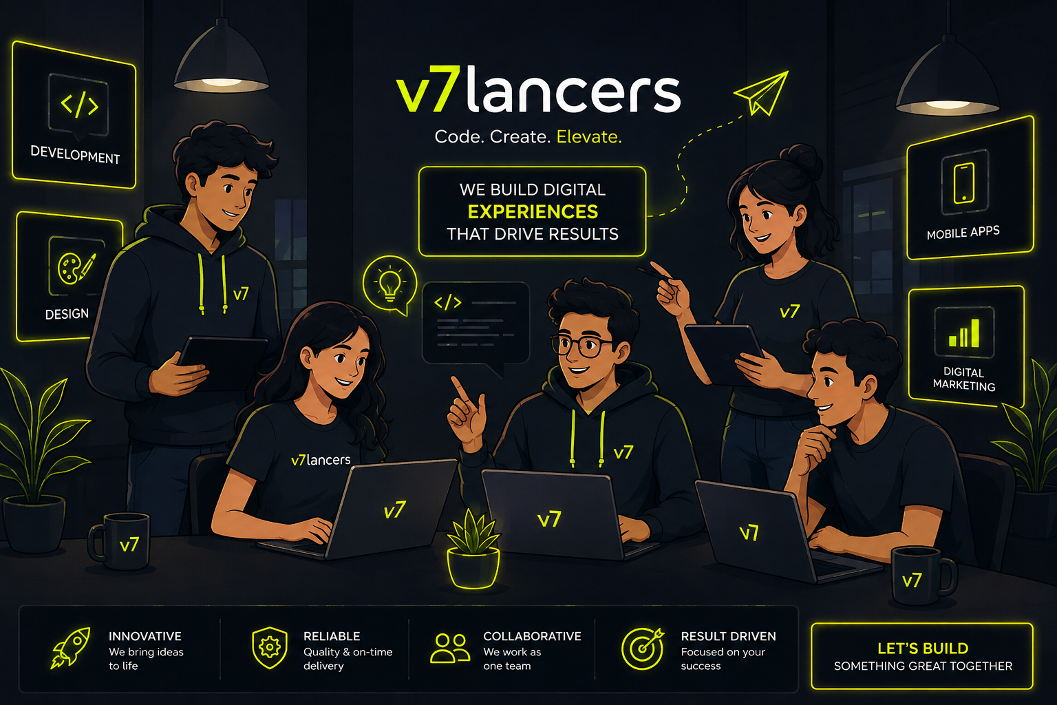 V7Lancers Development Concept